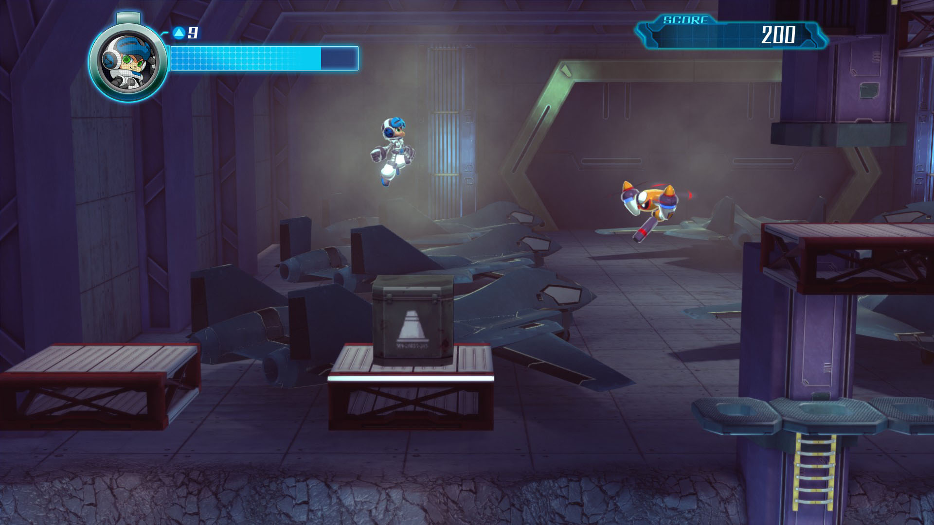 Mighty No. 9 Review – Blue. Bombing.